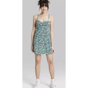Wild Fable Floral Sleeveless Fit & Flare Dress